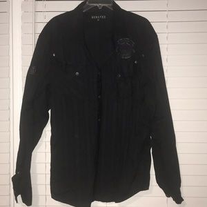SOLD black Button down 2x men’s shirt